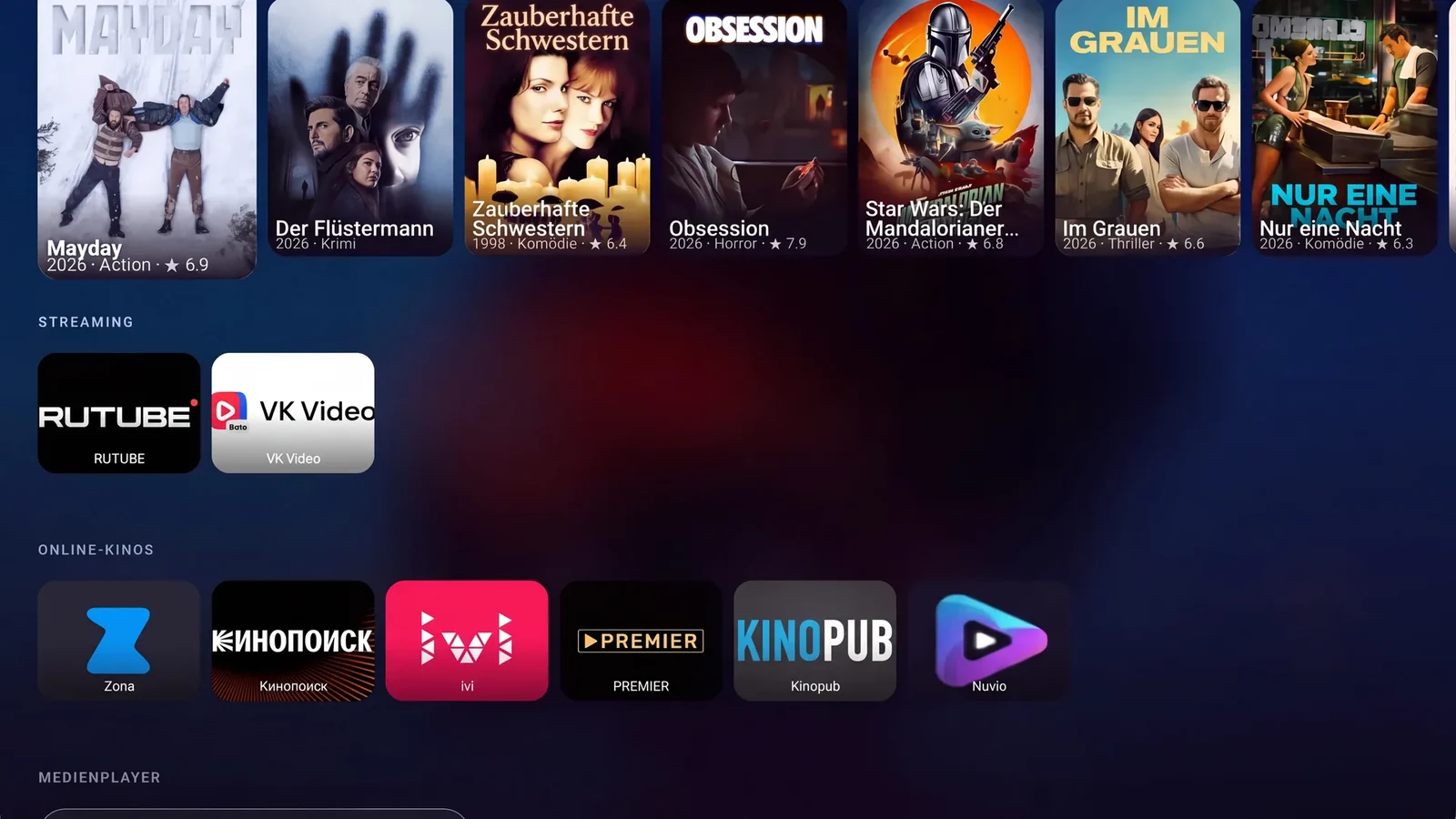 AmnesiaOS — installierte Apps